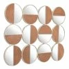 Brand new 🥰 HomeRoots Round Gold and Walnut Finish Set of 12 Wall Mirrors 🛒 -Dining Room Shop rirh2bjqf2dtjfrck1et