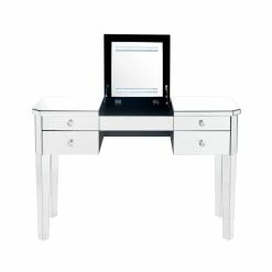 Cheapest π INSPIREDHOME CO Marabelle Mirrored 4 Drawers Makeup Flip Top LED Vanity Table π 11 Cheapest π INSPIREDHOME CO Marabelle Mirrored 4 Drawers Makeup Flip Top LED Vanity Table π -Dining Room Shop rztaoyuycsbgkagxy07u