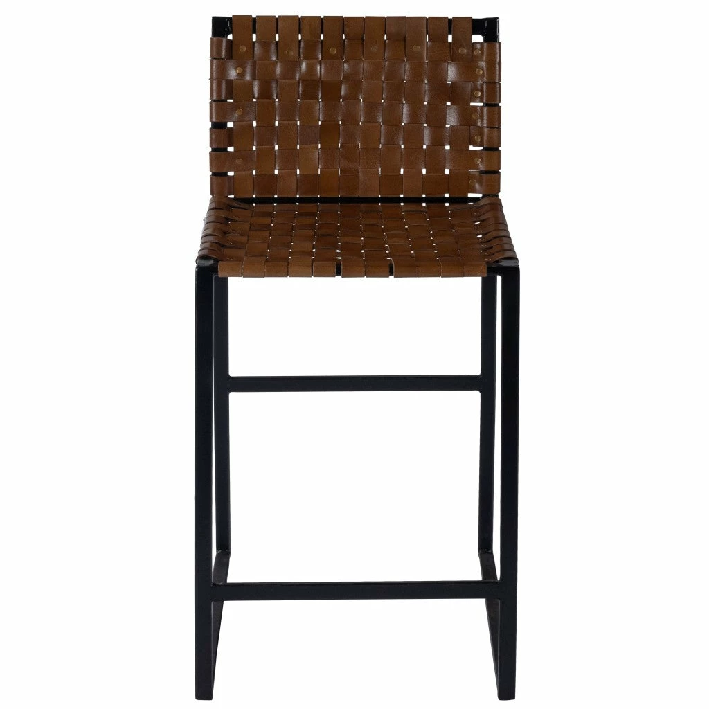 Cheap 🤩 HomeRoots Leather Counter Stool 👍 7 Cheap 🤩 HomeRoots Leather Counter Stool 👍 - Image 5