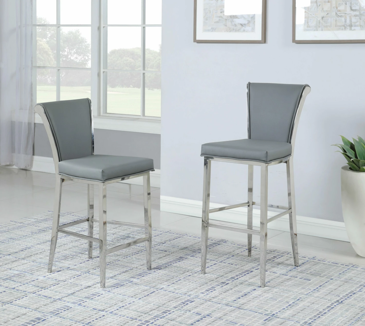 Outlet π Chintaly Imports Contemporary Flare Back Bar Stool π 3 Outlet π Chintaly Imports Contemporary Flare Back Bar Stool π