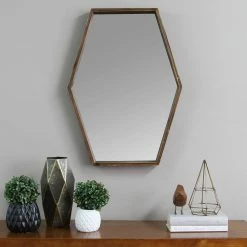 Hot Sale 🛒 HomeRoots Dark Wood Framed Wall Mirror 🥰