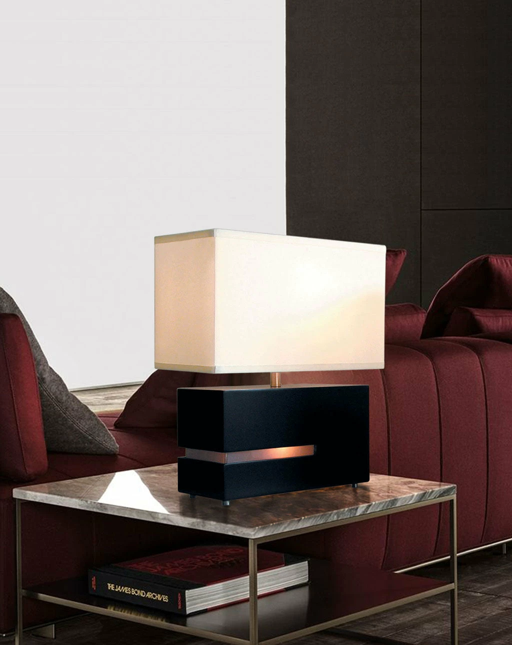 Brand new π Nova Of California Zen Reclining Brushed Nickel Table Lamp π 3 Brand new π Nova Of California Zen Reclining Brushed Nickel Table Lamp π