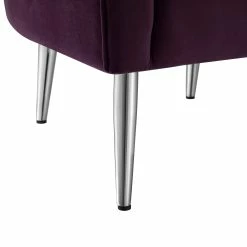 Flash Sale 🌟 INSPIREDHOME CO Khalid Velvet with Gold Finish Legs Accent Chair 🌟 -Dining Room Shop tpezb6u9fw5dd6ag3pno