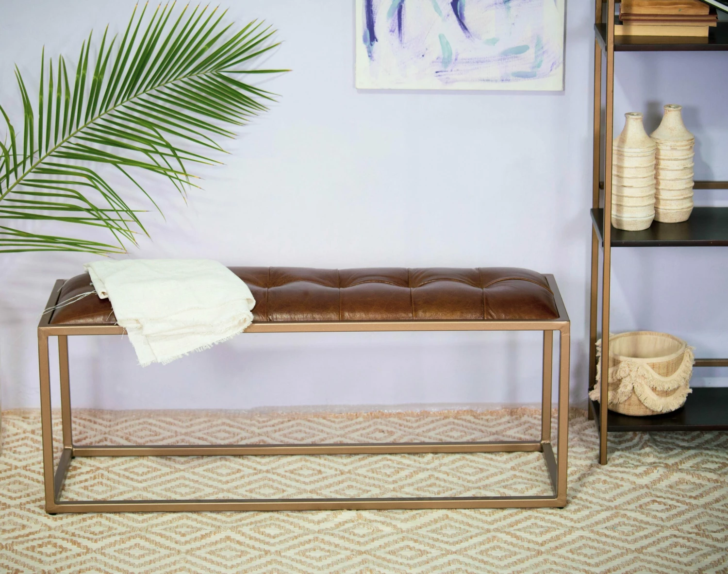 Cheap π Mango Furniture Chadwick Genuine Leather Bench π 3 Cheap π Mango Furniture Chadwick Genuine Leather Bench π