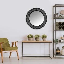 Promo π HomeRoots Eliza Metal Cane Webb Wall Mirror βοΈ
