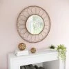 Brand new 💯 HomeRoots Gold Flower Framed Round Mirror 🧨 -Dining Room Shop uvyhq6tzldwvrobzehqp
