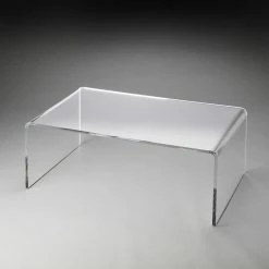 Hot Sale ❤️ HomeRoots Crystal Clear Acrylic Coffee Table 🎁 -Dining Room Shop v1fsojfpbu97eke8r1pg