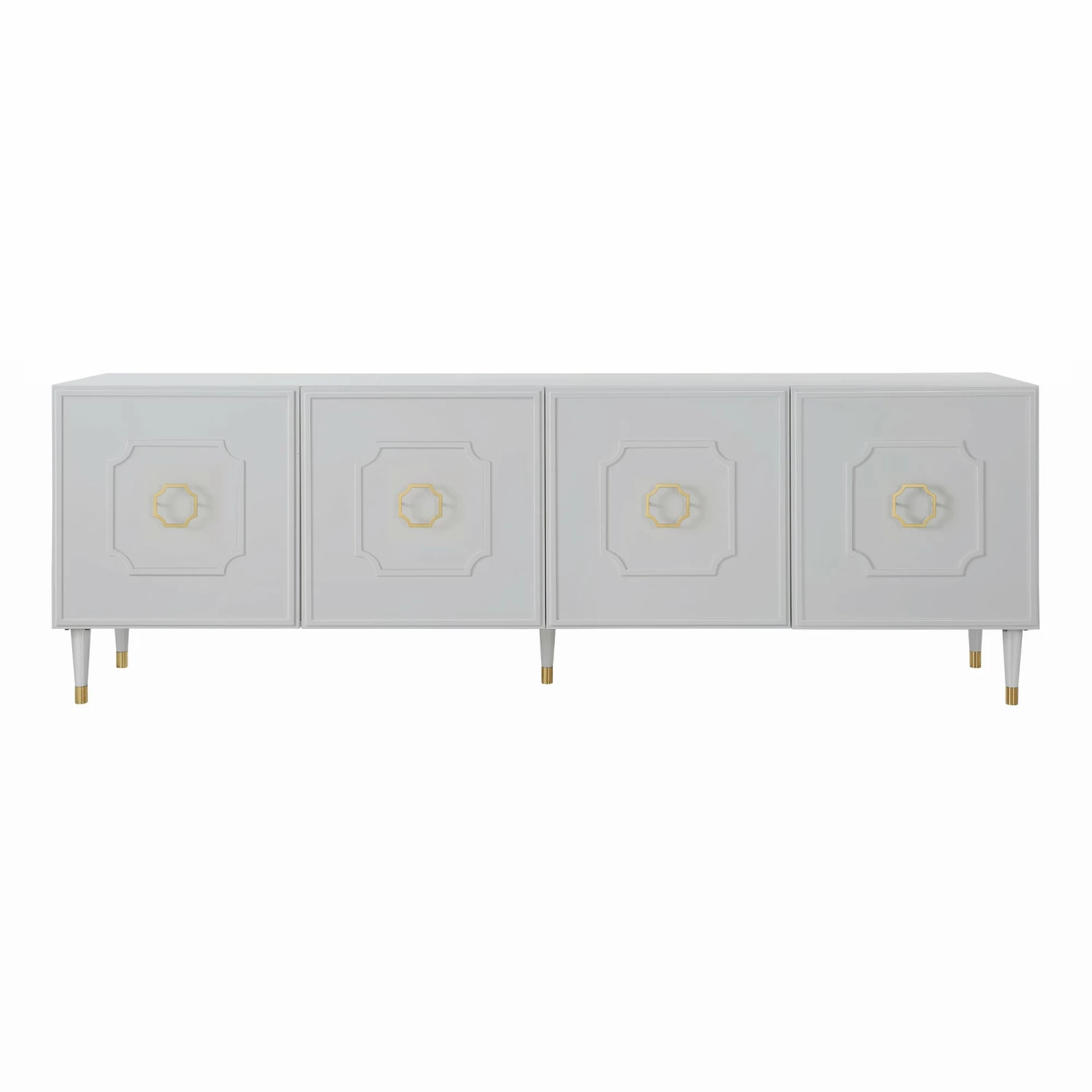 Budget ❤️ INSPIREDHOME CO Urima 4-Door Sideboard 🧨 4 Budget ❤️ INSPIREDHOME CO Urima 4-Door Sideboard 🧨 - Image 2