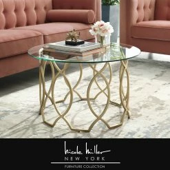 Cheapest π INSPIREDHOME CO Tamlyn Round Top Coffee Table β