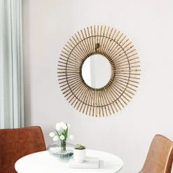 Flash Sale π― HomeRoots Gold Tribal Round Mirror π