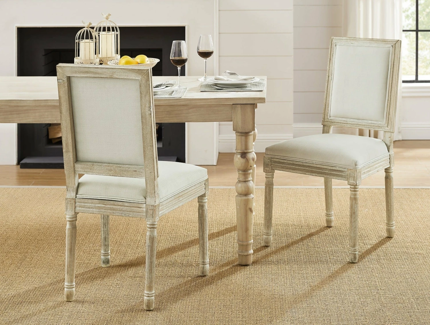 Cheapest β INSPIREDHOME CO Set of 2 Coltyn Linen Upholstered Dining Chair π€© 8 Cheapest β INSPIREDHOME CO Set of 2 Coltyn Linen Upholstered Dining Chair π€© - Image 6