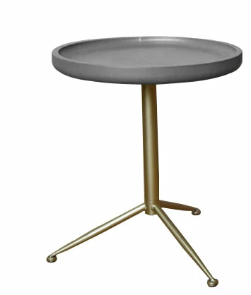 Hot Sale βοΈ HomeRoots Gray Wood and Gold tone Sleek Round Side Table π€© 4 Hot Sale βοΈ HomeRoots Gray Wood and Gold tone Sleek Round Side Table π€© - Image 2