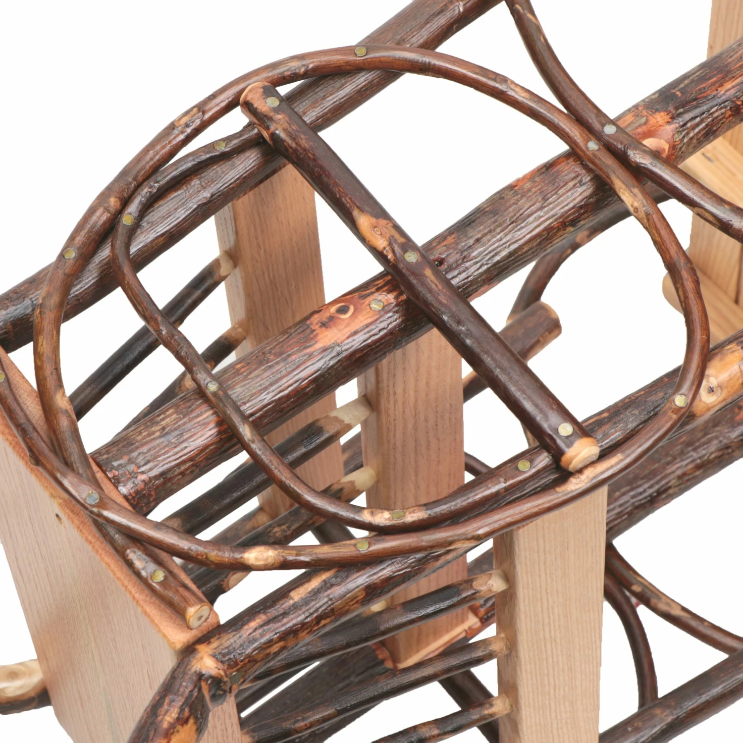 Flash Sale π Brushy Mountain Enterprises Pier 1 Amish Handmade Hickory and Oak Magazine Rack End Table π 7 Flash Sale π Brushy Mountain Enterprises Pier 1 Amish Handmade Hickory and Oak Magazine Rack End Table π - Image 5