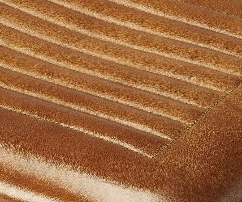 Buy β€οΈ HomeRoots Brown Leather and Metal Counter Stool π 4 Buy β€οΈ HomeRoots Brown Leather and Metal Counter Stool π - Image 2