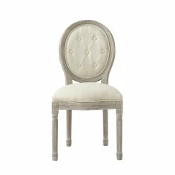 Deals 😀 INSPIREDHOME CO Cylas Linen Upholstered Armless Dining Chair 🎉 -Dining Room Shop yzsbety2fzgqejsg05bv