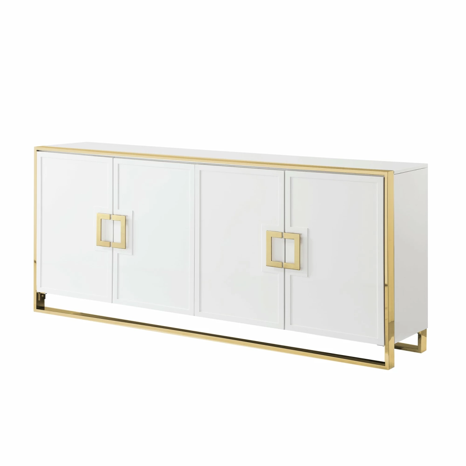 Discount ๐ INSPIREDHOME CO Waiola 4-Door Sideboard โ 3 Discount ๐ INSPIREDHOME CO Waiola 4-Door Sideboard โ