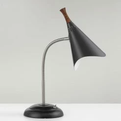 Deals π HomeRoots Matte Metal Gooseneck Adjustable Table Lamp π₯°