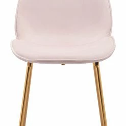 Flash Sale π HomeRoots Set of 2 Cradle Rose Pink Velvet Dining Chairs π