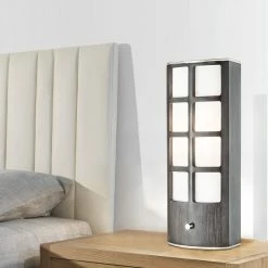 Brand new π Nova Of California Ventana Accent Brushed Aluminum Table Lamp π