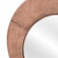 Cheapest 🧨 HomeRoots Contemporary Copper Round Mirror ⌛ -Dining Room Shop znxalxgjuskicp2gzxrt