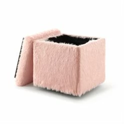 Top 10 β INSPIREDHOME CO Allen Faux Fur Storage Ottoman π